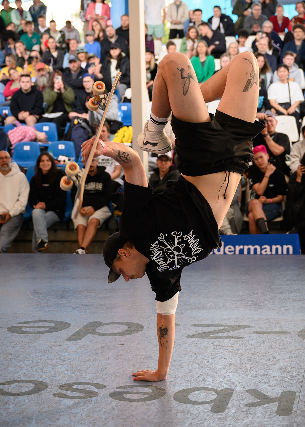 Daniel Adam - Gymnast plant at World Freestyle 2025 - photo by Oana Constantinescu