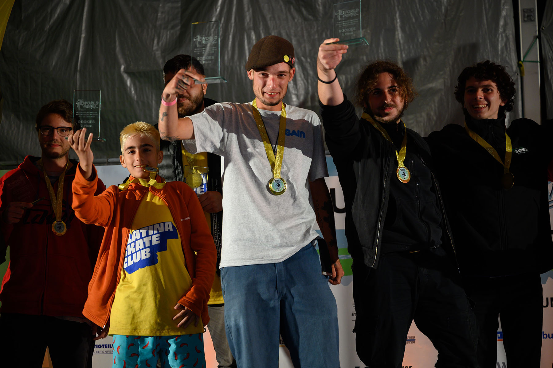Rookies Podium at World Freestyle 2025 - photo by Oana Constantinescu