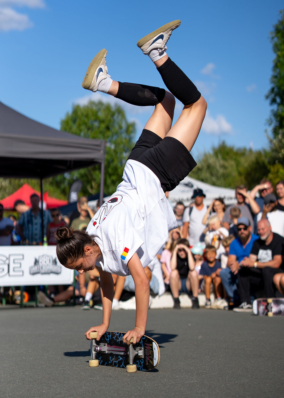 Rhiana Grigore - Rail Handstand at Paderborn 2024 - Photo by Marius Constantin
